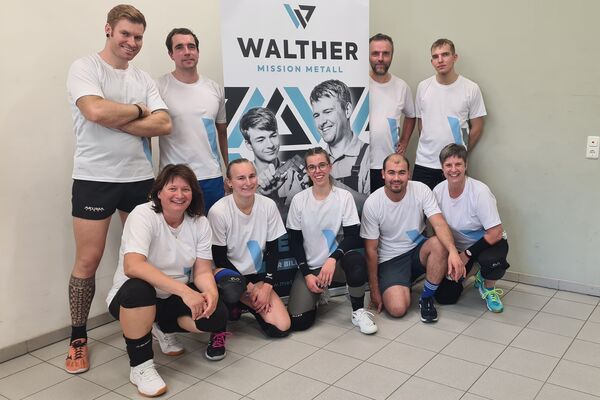 Autogrammkarte 2023 mit Sponsor Fa. Metallbau Hans Walther GmbH
